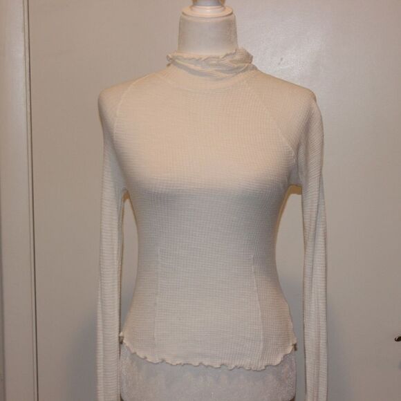 Free People White long sleeve Top Women Size XS - Picture 2 of 10